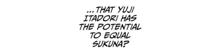 Uraume says that Yuji has the same potential as Sukuna